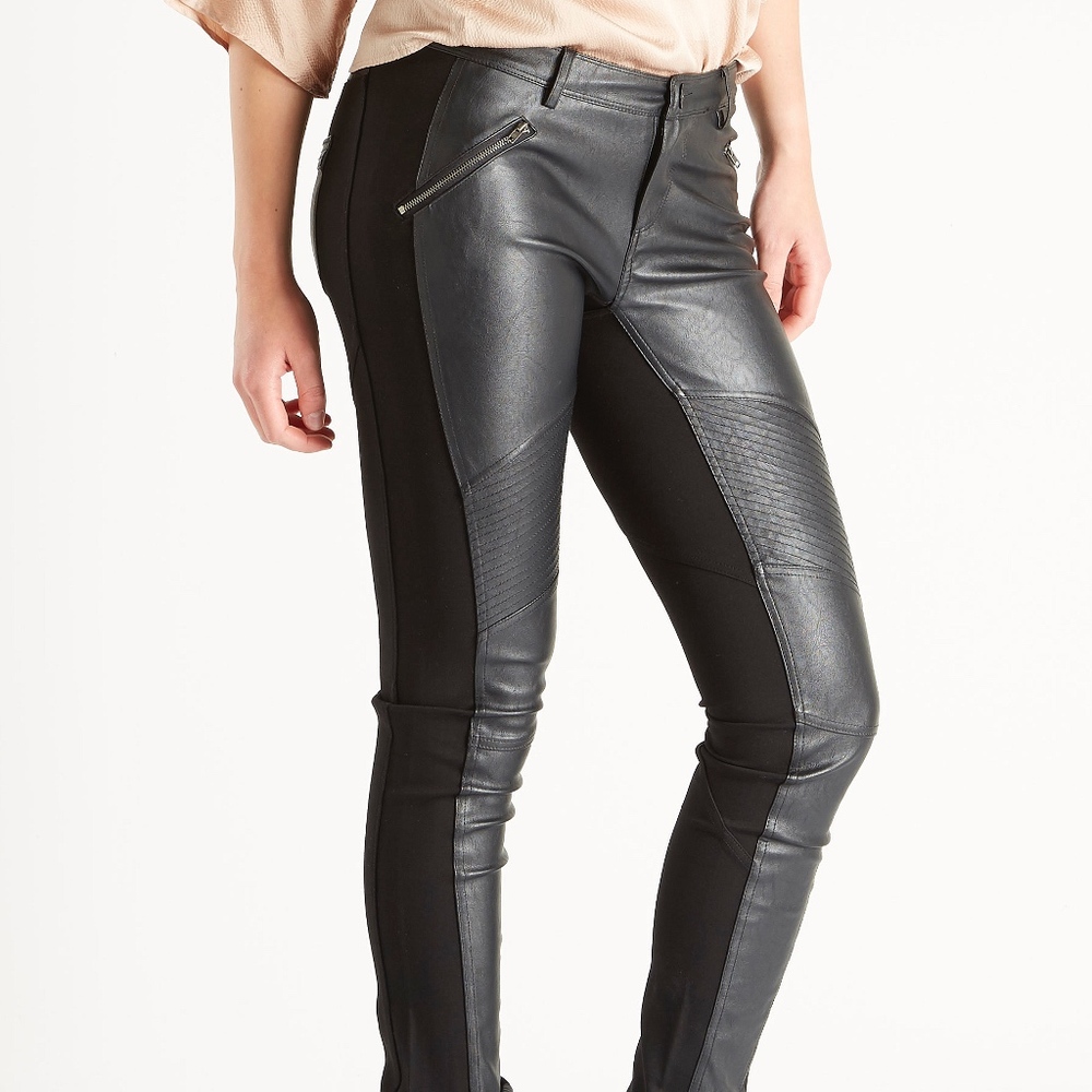 CLEARANCE Black Leather Dreams Pant